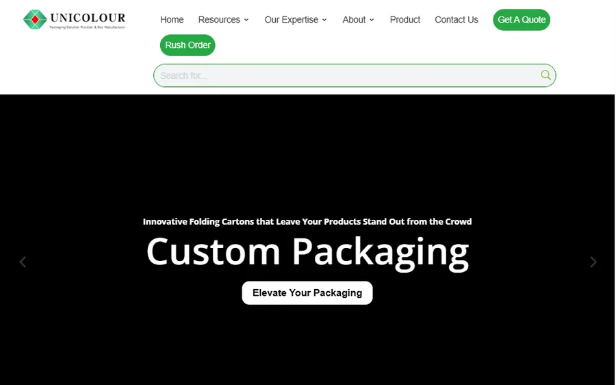 Unicolour Pack website